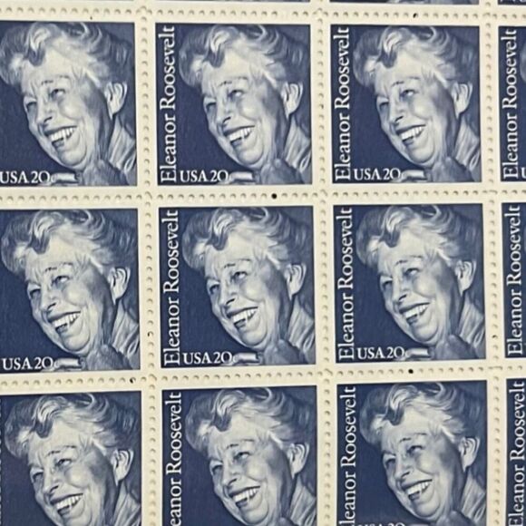 MNH 1984 Eleanor Roosevelt Sheet of 50 20c Stamps Scott #2105 - Picture 1 of 2
